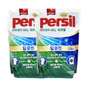 [유한락스]퍼실 딥클린 파워젤 드럼/일반 겸용 리필 2.1L x2