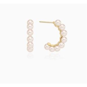 [로이드] 주문제작 하프링 진주 14k 귀걸이 LPFN4243G