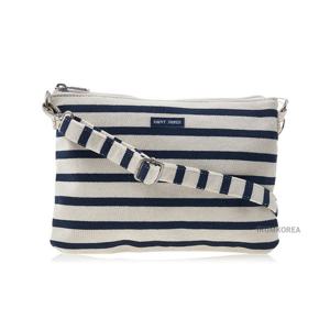 [세인트 제임스] SS25 여성 스트라이프 파우치 4213 50 ECRU MARINE