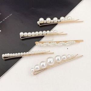 골드 실핀 헤어 진주 앞머리 헤어실핀 머리핀 5종세트