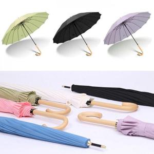 아트박스/이룸 16살대 파스텔 우드그립 감성 장우산