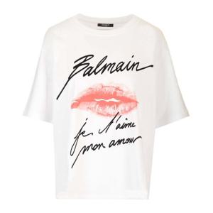 발망 JE TAIME MON AMOUR 코튼 저지 티셔츠 EF1EG110GE45 GQV