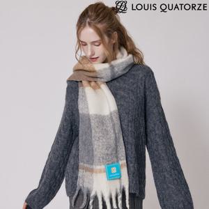 루이까또즈 두툼 모헤어 머플러 헬싱키안 그레이 2DHW812RY