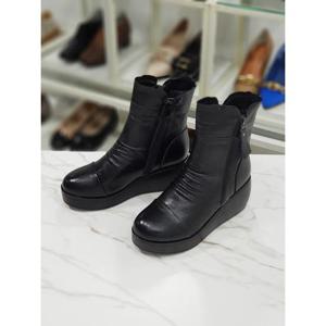 한슈 세이브존07 통굽 앵클부츠6.5cm HS59072vk