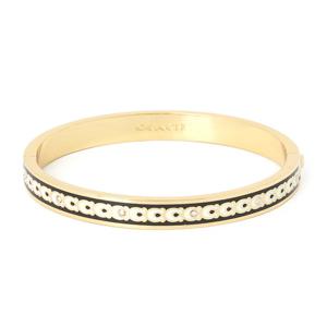 코치 시그니처 여성 뱅글 팔찌 408100 GLD 004