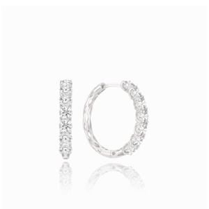 미니골드 [SILVER] 하프 이터니티 3.0mm 링귀걸이 MEM22038