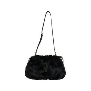 25FW Pinko Maxi Faux Fur 클러치 With 로고 105909A2VZZ99Q TP568488137