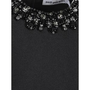 25FW Self portrait 자켓 Made Of Satin AW25061JBLACK TP568633236