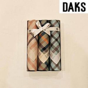 닥스손수건 DI301 남녀3매 선염 손수건 세트