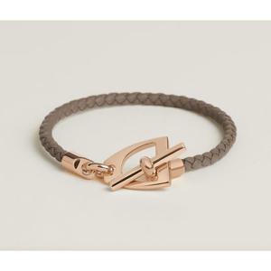 에르메스 Etrier 에트리어 말발굽 여성 가죽 팔찌 H100016F 18