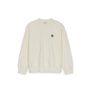 MLB긴팔티 JQT 3AMTB0151-50CRS 베이직 스몰로고 오버핏 맨투맨 뉴욕양키스