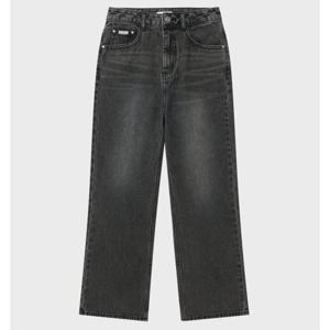 와키윌리 우먼스 세미 플레어핏 데님팬츠 B1 WA2601PT75 BK BL