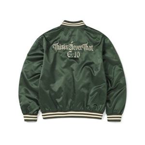 디스이즈네버댓 THISISNEVERTHAT Satin Jacket Olive TN241WOWLS03OLV 347503
