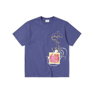 디스이즈네버댓 THISISNEVERTHAT That Collage Tee Purple Blue TN241TTSST10PBU 347763