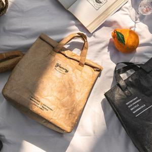 큐어스 야미 보온보냉 직장인 도시락가방 YUMMY 크라프트