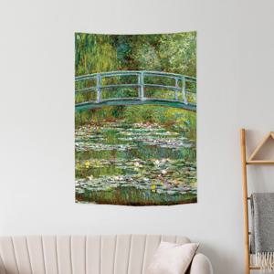 상상후 명화 모네 수련연못 패브릭포스터 85x120cm