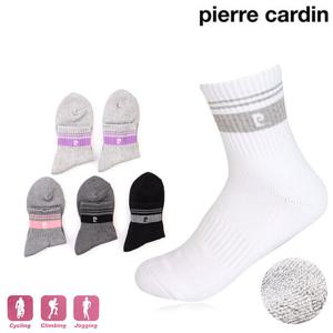 [피에르가르뎅]여성 틴트중목스포츠파일양말5족택1 국내산[3798]