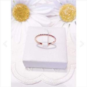 미니골드14K 360도 솔레라도 큐빅 반지 RONM4021R