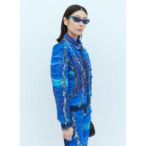 Paula Canovas Del Vas 메시 디테일 데님 재킷 PWS231401VAR1  TP935976559