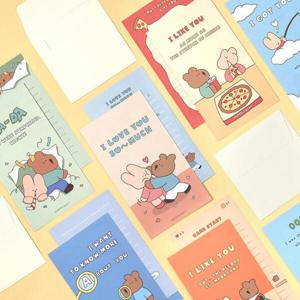 아트박스/모노라이크 미니편지지 해피앤럭키 리틀즈 Series. 1