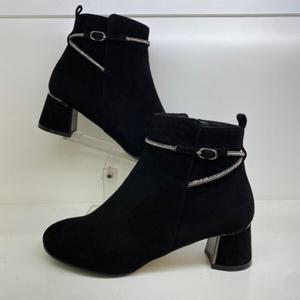 [에스콰이아]에스콰이아 여성 스웨이드 기모 앵클부츠 PFCWBS656