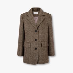 [보브]백 버튼 디테일 싱글 자켓 (7155410001)