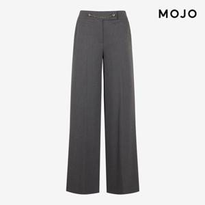 [모조에스핀] 그레이 앞장식 와이드 팬츠 (J254XSA023)