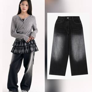 [더데이걸]와이드 뒤테일 데님TGTJ25W05