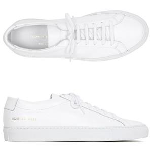 미세하자 커먼프로젝트 25FW 화이트 오리지널 아킬레스 로우 스니커즈 1528 0506