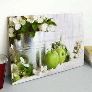 아트박스/꾸밈 ch870-아크릴액자_풋사과와꽃 수채화
