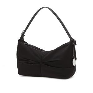 [질스튜어트핸드백]블랙 나일론 원단 셔링 숄더백 M JABA5E248 BK