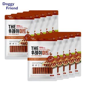 THE 후레쉬미트 치킨 100g x10 반려견육포 강아지간식 훈련용간식 반려견간식 강아지저키