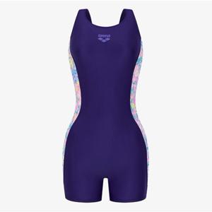 [아레나] 여성 A5BL1LH01PPL 플로라 3부 반신 U백 실내 수영복