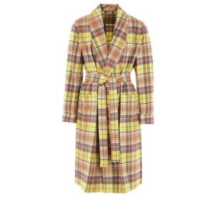 프라다 체크 벨티드 코트 VT8053SOOO170N F03GE TP945354855