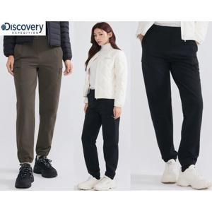 디스커버리 25년 F/W 여성 기모 테이퍼드 카고조거팬츠 DWPT76056