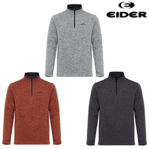 아이더 (DMW25207) 25 FW  남성 베이직 보온성 우수한 사카리바 긴팔 짚업 티셔츠