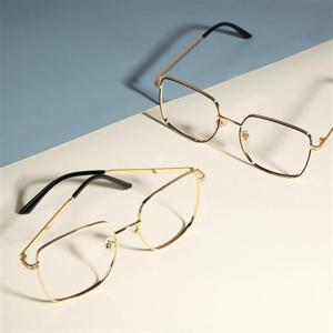 쓰고보고 사각 빅사이즈 하금안경테 67530 GAB00961 하금테안경