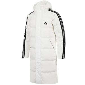 [정품] 아디다스 3-스트라이프 레귤러 핏 롱 다운 코트 (JZ8732)