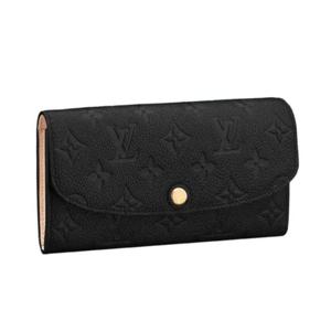 24FW 루이비통 모노그램 앙프렝뜨 장지갑 에밀리 윌릿 느와 블랙 M62369