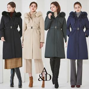 [론칭299,000원] 에이앤디 사가폭스 밍크카라 래빗코트 1종