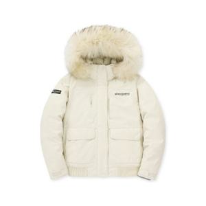 디스커버리패딩 TQT DWDJ8B046-IVD 여성 밀포드 구스다운 숏패딩