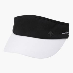 데상트골프썬캡 GQC DQ12WFSV11-BLKG 여성 에센셜 리본  선바이저 / BLACK