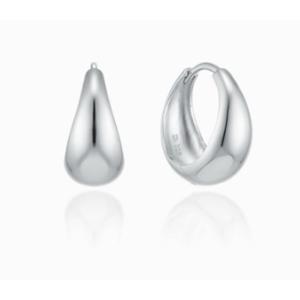 [로이드] [실버 925] 물방울 볼륨 원터치 링귀걸이 (L) LLES26107S
