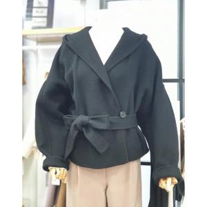 밀스튜디오 세이브존04 울90%가오리핏 오버핏 후드넥 핸드메이드재킷 LOBCOR115