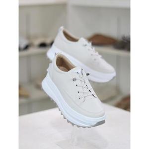 바이로쏘 세이브존03 소가죽 밴딩 레이스업 5.0cm 키높이 슬립온 (BY)AG23S10732BB2WA