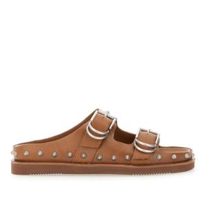 아쉬 버클 스터드 오픈토 우루스 샌들 URUS02 CINNAMON