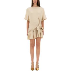 파코라반 저지 러플 헴 노트 미니 원피스 25EJRO121VI0267 P270