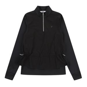 [볼빅어패럴] 여성 골프 반집업 하이브리드 레이어드 티셔츠 VLTSP221_BK