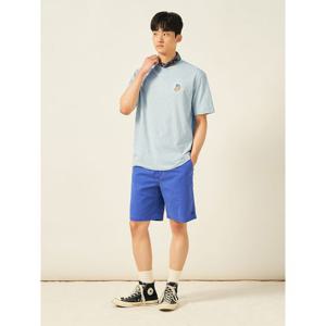 [빈폴멘] 밴딩 하프 팬츠  블루 (BC5425C02P)