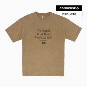 [컨버스공식] 워시드 티셔츠 스웜프 코어 MCH624-342